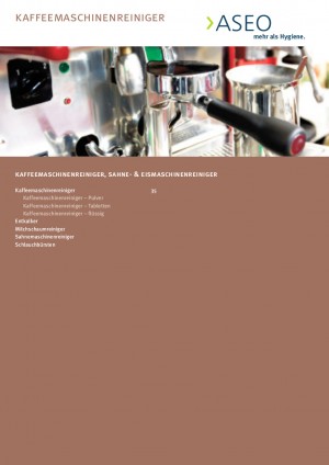 Kaffeemaschinenreiniger, Sahne- & Eismaschinenreiniger