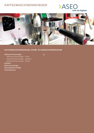 Kaffeemaschinenreiniger, Sahne- & Eismaschinenreiniger