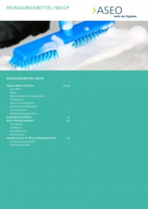 Reinigungshilfsmittel HACCP