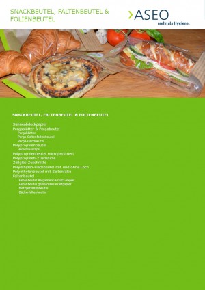 Snackbeutel, Faltenbeutel & Folienbeutel